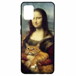 Чохол для Samsung A51 Mona Lisa and the cat - PrintSalon