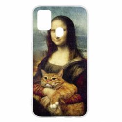 Чохол для Samsung M31 Mona Lisa and the cat - PrintSalon