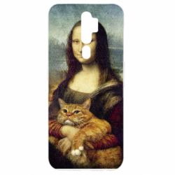 Чохол для Oppo A5/A9 2020 Mona Lisa and the cat - PrintSalon