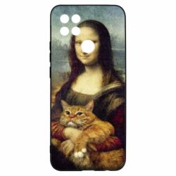 Чохол для Oppo A15s / A15 Mona Lisa and the cat - PrintSalon