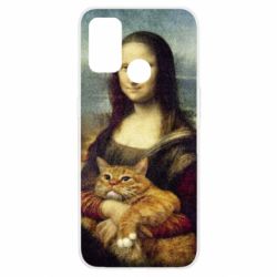 Чохол для Oppo A53 / A32 / A33Mona Lisa and the cat - PrintSalon