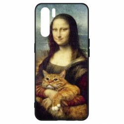 Чохол для Oppo A91 / Reno3Mona Lisa and the cat - PrintSalon