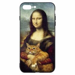 Чохол для iPhone 8 Plus Mona Lisa and the cat - PrintSalon