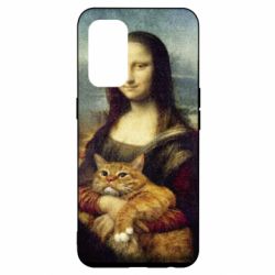 Чохол для Oppo Reno 5 4G Mona Lisa and the cat - PrintSalon