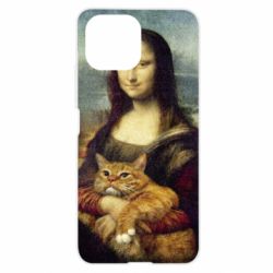 Чохол для Xiaomi Mi11 Lite Mona Lisa and the cat - PrintSalon
