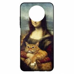 Чохол для Xiaomi Redmi Note 9 5G/Redmi Note 9T Mona Lisa and the cat - PrintSalon