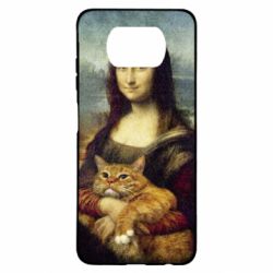 Чохол для Xiaomi Poco X3 Mona Lisa and the cat - PrintSalon