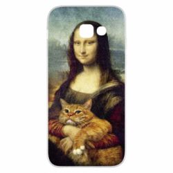 Чохол для Samsung A5 2017 Mona Lisa and the cat - PrintSalon