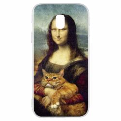 Чохол для Samsung J3 2017 Mona Lisa and the cat - PrintSalon