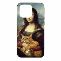 Чохол для iPhone 14 Pro Max Mona Lisa and the cat - PrintSalon