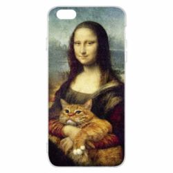 Чохол для iPhone 6 Plus/6S Plus Mona Lisa and the cat - PrintSalon
