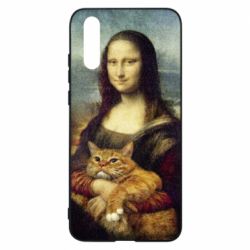 Чохол для Huawei P20 Mona Lisa and the cat - PrintSalon