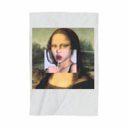 Полотенце с принтом Mona lisa - PrintSalon