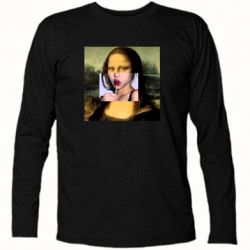 Футболка с длинным рукавом Mona lisa - PrintSalon