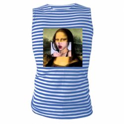 Майка-тельняшка Mona lisa