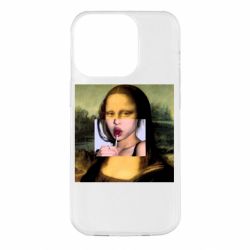 Чехол для iPhone 14 Pro Mona lisa - PrintSalon