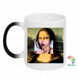 Чашка-хамелеон Mona lisa