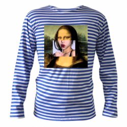 Тельняшка с длинным рукавом Mona lisa - PrintSalon