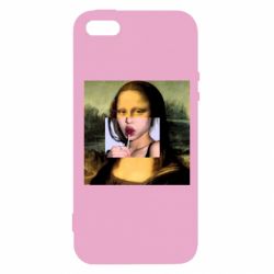 Чехол для iPhone5/5S/SE Mona lisa - PrintSalon