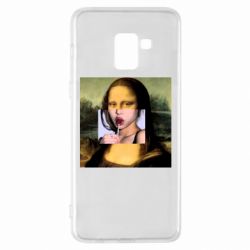 Чехол для Samsung A8+ 2018 Mona lisa - PrintSalon