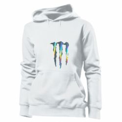 Женское худи Monster Lines Голограмма - PrintSalon