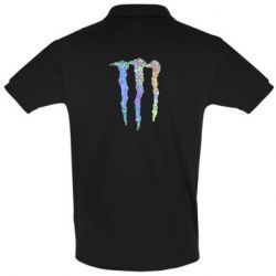 Мужское поло Monster Lines Голограмма - PrintSalon