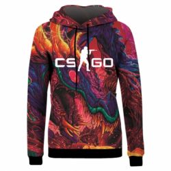 Жіноче 3D худі Monster skin CS GO