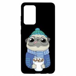 Чехол для Samsung A52 5G Мопс любит кофе - PrintSalon