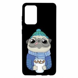 Чехол для Samsung A72 5G Мопс любит кофе - PrintSalon