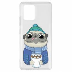 Чехол для Samsung S10 Lite Мопс любит кофе - PrintSalon