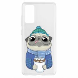 Чехол для Samsung S20 FE Мопс любит кофе - PrintSalon