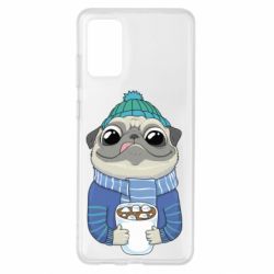 Чехол для Samsung S20+ Мопс любит кофе - PrintSalon