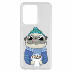 Чехол для Samsung S20 Ultra Мопс любит кофе - PrintSalon