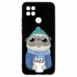 Чехол для Oppo A15s/A15 Мопс любит кофе - PrintSalon