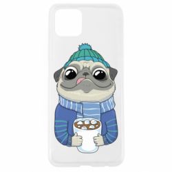 Чехол для Oppo A92s Мопс любит кофе - PrintSalon