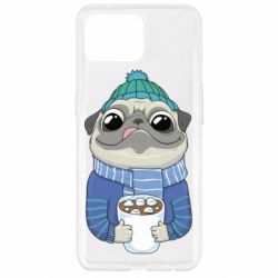 Чехол для Oppo Reno 4 Lite Мопс любит кофе - PrintSalon