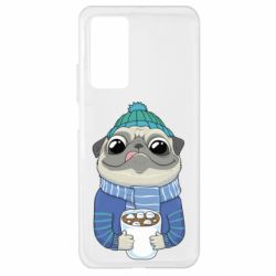 Чехол для Xiaomi Mi 10T/10T Pro Мопс любит кофе - PrintSalon