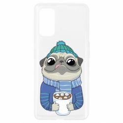Чехол для Realme 7 Pro Мопс любит кофе - PrintSalon
