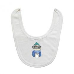 Слюнявчик  Мопс любит кофе - PrintSalon