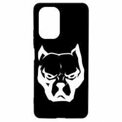 Чехол для Xiaomi Poco F3/K40 Морда питбуль