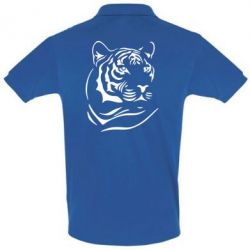 Мужское поло Морда тигра - PrintSalon