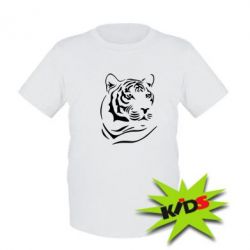 Детская футболка Морда тигра - PrintSalon