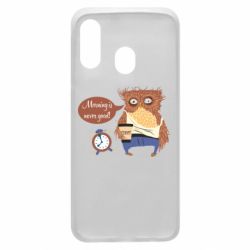 Чехол для Samsung A40 Morning is never good - PrintSalon