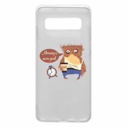 Чехол для Samsung S10 Morning is never good - PrintSalon