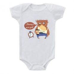 Детский бодик Morning is never good - PrintSalon