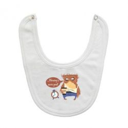 Слюнявчик  Morning is never good - PrintSalon