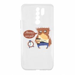 Чехол для Xiaomi Redmi 9 Morning is never good - PrintSalon