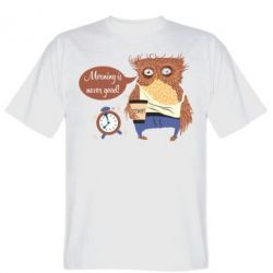 Мужская футболка Stedman Morning is never good - PrintSalon