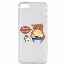 Чехол для iPhone5/5S/SE Morning is never good - PrintSalon