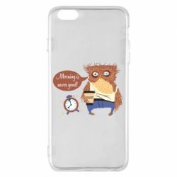 Чехол для iPhone 6 Plus/6S Plus Morning is never good - PrintSalon